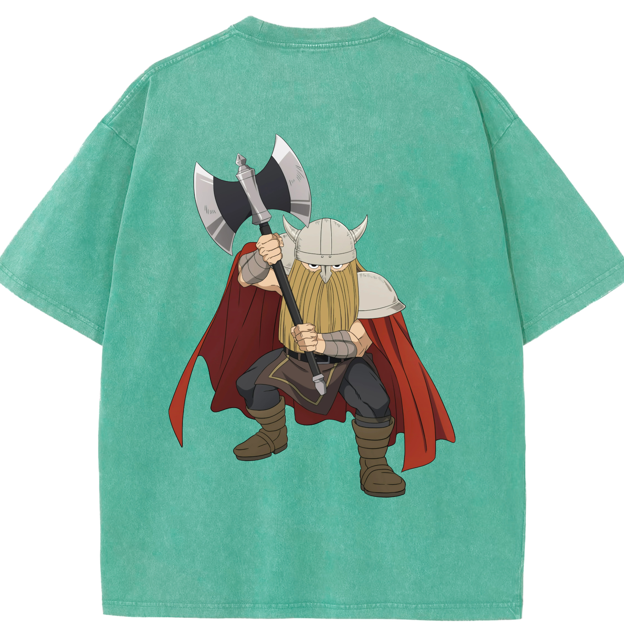 （画像用） 葬送のフリーレン Frieren 綿100% ヴィンテージ風 半袖Tシャツ（背面プリント）